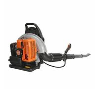 Souffleur de feuilles à gaz à 2 temps 63 CC 3 CV, souffleur de feuilles pour gazon, sac à dos à essence avec refroidissement par air pour extérieur - 665 CFM