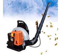 Souffleur de Feuilles à gaz à Dos - 63,3 CC 2 Temps 2,7 KW - Souffleur à Gazon Commercial à Essence Robuste - Réservoir de Carburant de 1,8 L 6800 TR/Min pour Le Balayage des Feuilles