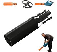 Souffleur De Feuilles Air Booster - Amplificateur de Flux d'air Turbo 2ème Génération à Effet Venturi, Double la Vitesse et la Puissance d'air pour Nettoyage de Jardin, Pelouse et Allée (Noir)