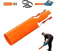 Souffleur De Feuilles Air Booster - Amplificateur de Flux d'air Turbo 2ème Génération à Effet Venturi, Double la Vitesse et la Puissance d'air pour Nettoyage de Jardin, Pelouse et Allée (Orange)