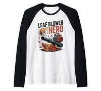 Souffleur de Feuilles Amusant pour Les Amateurs d'hommes, Femmes, Papas Manche Raglan