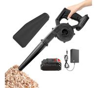 Souffleur De Feuilles Électrique - 12000 Tr/min Sans Fil Puissant Rechargeable,Souffleur Électrique De Feuilles Et Neige Pour Terrasse,Pour Le Nettoyage En Extérieur Du Jardin De La Voiture De La Neig