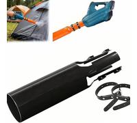 Souffleur de Feuilles électrique Portable avec accélération de la Vitesse du Vent élevée, Conception légère de Moins de 3 Livres et Adaptateur de buse Universel de 2 à 4 Pouces Black