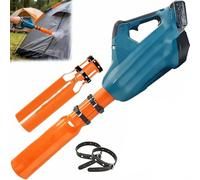 Souffleur de Feuilles électrique Portable avec accélération de la Vitesse du Vent élevée, Conception légère de Moins de 3 Livres et Adaptateur de buse Universel de 2 à 4 Pouces Orange