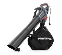 Powerplus Souffleur de Feuilles électrique POWEG9014-3300 W Souffleur de Feuilles électrique, Vitesse maximale de l'air 270 km/h, Outils de Jardinage