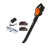 Souffleur de feuilles électrique sans fil 21 V avec adaptateur de charge de batterie pour un entretien facile en extérieur