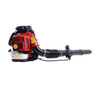 Souffleur de feuilles, moteur à 2 temps, volume d'air 900 CFM, souffleur de feuilles de réservoir de 2,3 L, sac à dos alimenté au gaz 80 cc, souffleuse à neige (rouge)
