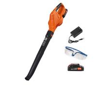 Souffleur de Feuilles Portable sans Fil 21 V, Parfait pour l ' Entretien Rapide des pelouses et Le Nettoyage extérieur avec Batterie