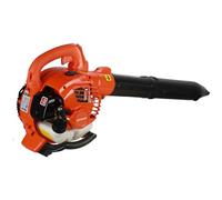 Souffleur de feuilles portatif à 2 temps, alimenté au gaz, nettoyeur à double usage avec tuyau de soufflage droit et incurvé, pour nettoyer la neige des routes et des feuilles (orange)