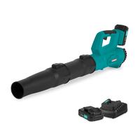VONROC Souffleur de Feuilles sans Fil 20V - Design axial - Vitesse d'air 129 km/u - Volume d'air 7m3/min - 2X 2.0Ah Batteries et Chargeur Inclus