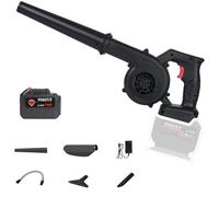 Souffleur de feuilles sans fil, aspirateur de jardin électrique haute puissance pour l'entretien de la pelouse et l'entretien de la cour, souffleur portable et fonction d'aspiration