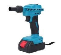 Souffleur de Feuilles sans Fil, Aspirateur électrique à Main avec Batterie Rechargeable au Lithium 18 V pour Souffler Les Feuilles, Nettoyer la Poussière, Les Petites (Prise UE