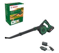 Souffleur de Feuilles sans Fil Bosch - UniversalLeafBlower 18V-130 (pour Le Nettoyage Rapide et Facile des Jardins, Allées et Terrasses ; Système 18V ; 1 Batterie 2,5 Ah et Chargeur)