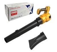 Souffleur de Feuilles sans Fil Compatible avec Les Batteries Dewalt 20V, 58m/s Souffleur de Feuilles 500W pour Les Soins de pelouse, Cour, Promenade latérale, soufflage de Neige (Yellow)