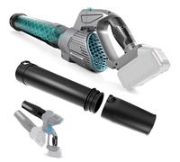 Souffleur de Feuilles sans Fil Compatible avec Makita 18V Batterie, 40m/s 330CFM Souffleur à Main avec 5 Vitesses et poignée réversible, pour Nettoyage des terrasses (sans Batterie)