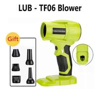 Souffleur de feuilles sans fil de chantier 350 W pour Ryobi 18 V, souffleur à jet turbo