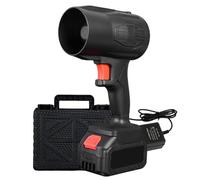 Souffleur de Feuilles sans Fil Industriel, Turbine Souffleuse Puissante à Vitesse Variable, Batterie Rechargeable pour Séchage Voiture, Nettoyage Maison(Black,1Battery)