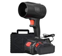 Souffleur de Feuilles sans Fil Industriel, Turbine Souffleuse Puissante à Vitesse Variable, Batterie Rechargeable pour Séchage Voiture, Nettoyage Maison(Black,2Batteries)