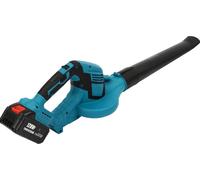 Souffleur de feuilles sans fil, moteur sans balai, batterie lithium 4,0Ah, bleu, électrique