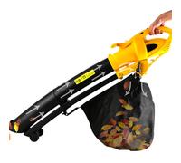 Souffleur De Feuilles Sans Fil, Nettoyeur De Feuilles Électrique, Petit Souffleur Portatif Léger Avec Sac De Ramassage De 35 L, Moteur De 3000 W Et Vitesse De 7000 À 15000 Tr/min, Pour Terrasse