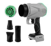 Souffleur de feuilles sans fil pour batterie Makita 18 V, moteur sans balais de 680 W, 459 CFM, 134 MPH, 500 000 tr/min, portable, léger avec 3 buses pour terrasse, garage, voiture soufflant la