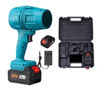 Souffleur de feuilles sans fil : puissant coup de lame portable de poussière Turbo avec batterie et chargeur pour herbe, pelouse, patio, jardin, camping, neige, voitures, ordinateurs