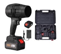 Souffleur de feuilles sans fil, puissant turbo, contrôle de la vitesse variable, conception de batterie portable, idéal pour nettoyer la pelouse, nettoyer les allées, l'entretien de terrasse