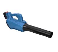 Souffleur de feuilles sans fil, souffleur à batterie au lithium, souffleur à feuilles portatif avec deux batteries et chargeur, neige sur la route, feuilles tombées dans la cour (bleu) (couleur : 4,0