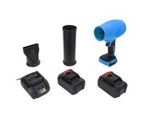 Souffleur de Feuilles sans Fil Souffleur d'air Puissant 33 000 TR/Min Contrôle de Vitesse en continu 2 Tubes d'extension 2 Batteries 2600 mAh pour Le Nettoyage du Jardin Camping