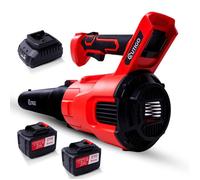 Souffleur de Feuilles,Souffleur Puissant sans Fil.Batteries 2*4500mAh,3 Vitesses,Moteur 600W,360CFM pour Les Feuilles
