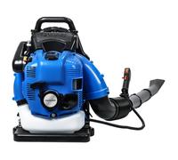 Souffleur de feuilles thermique - CREMLANK - 4 temps - 7000 tr / min - 2600W - 750CFM - 75.6cc - BLEU - 180*45*45CM