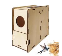 Souffleur De Grain Souffleur De Peau De Millet Séparateur D'aliments pour Oiseaux Souffleur De Balle De Grain Souffleur De Mangeoire À Oiseaux en Bois Séparateur De Balle De Grain Nettoyant Po