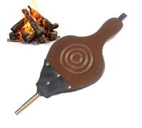 Souffleur de poêle à bois, soufflet de cheminée | Ventilateur manuel pour poêle à bois | Outils de foyer domestique, souffleur à main de Camping pour Barbecue en plein air pour cheminée, poêle à bois,
