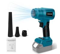 Souffleur de Poussière pour Batterie Makita 18V, 85000RPM Portable sans Brosse, Turbo-Souffleur avec 2 Buses, Jet d'air Comprimé pour PC, Clavier Et Nettoyage de Voiture (sans Batterie)