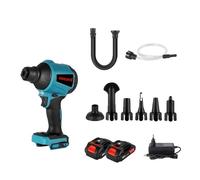 Souffleur de poussière sans fil, puissance 1000W, aspirateur rechargeable, 2 batteries EU Plug