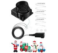Souffleur de rechange pour gonflable - Avec 3 lampes LED - Accessoire de fête haute pression pour matelas gonflable, lampions, jardin, Halloween, carnaval