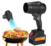 Souffleur de voiture pour le séchage de l'air comprimé, ventilateur sans fil rechargeable, ventilateur turbine réglable à vitesse continue, nettoyeur de poussière portable pour extérieur, voiture, h