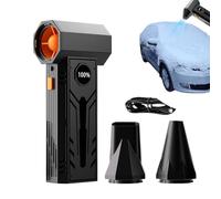 Souffleur de voiture, turbine sans fil, souffleuse à neige à air comprimé | pour camion, automobile, SUV, pare-brise, PC, nettoyage informatique, maison, bureau, hiver extérieur