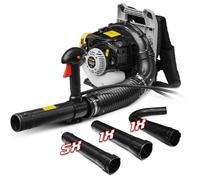 GARDEO Souffleur de feuilles a dos thermique 26 cc