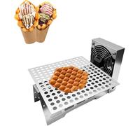 Souffleur électrique à gaufres, ventilateur de refroidissement automatique à induction, avec maille en acier inoxydable, dissipation rapide de la chaleur, pour snack-bars