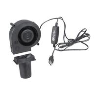 Souffleur électrique avec 3 réglages de vitesse - Fonctionne par USB - Idéal pour la ventilation d'allumage du barbecue et les aventures en plein air - Souffleur centrifuge de cuisine en plein air