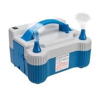 Souffleur électrique portable avec pompe pour ballons 700 W ABS 570L/Min - 22 x 19 x 15 cm 2,1 PSI mode semi-automatique antidérapant double buse compacte sûre | fête mariage Noël Pâques