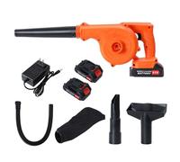 Souffleur électrique pour l'entretien de la pelouse, souffleur de feuilles sans fil, souffleur de feuilles alimenté par batterie (batterie et chargeur inclus) US