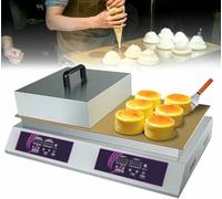Souffleur électrique professionnel, appareil à crêpes Dorayaki, plage de température : 0 à 260 °C, avec couvercle en acier inoxydable, pour restaurants et boulangeries