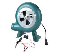 Souffleur électrique Rapide 12 V avec câble de 130 cm Amateurs de Plein air pour Barbecue, Pique-Nique et Fours de métallurgie Souffleur Facile à Transporter
