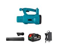 Souffleur Électrique sans Fil 2000W, 6 Vitesses Réglables, Souffleur De Feuilles, Outil De Nettoyage des Feuilles Mortes, Poussière, Neige, Batterie 18V Portable Et LéGer(1 Battery)