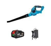 Souffleur Électrique sans Fil avec Batterie 1/2, De Feuilles, Poussière Neige, Outil Jardin for 18V Très Puissant, Un Seul Outil(1 Battery)