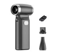 Souffleur électrique turbocompressé rechargeable avec écran LCD pour claviers, outil de nettoyage de voiture