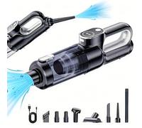 Souffleur Et Aspirateur De Voiture sans Fil À Forte Aspiration 19000PA 7800mAh De Type C Outil Moteur sans Balais À Vitesse Souffleur en Matériau ABS pour La Maison