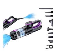 Souffleur Et Aspirateur De Voiture sans Fil À Forte Aspiration 19000PA 7800mAh De Type C Outil Moteur sans Balais À Vitesse Souffleur en Matériau ABS pour La Maison